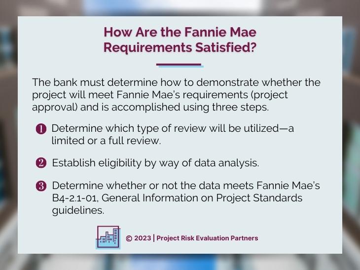 image for section: how are the fannie mae requirements satisfied?